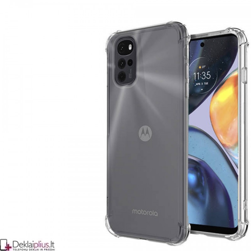 Silikoninis-Anti shock dėklas - permatomas 1.5 mm. (Motorola Moto G22/E32/E32S) Silikoninis-Anti shock dėklas - permatomas 1.5 mm. (Motorola Moto G22/E32/E32S)